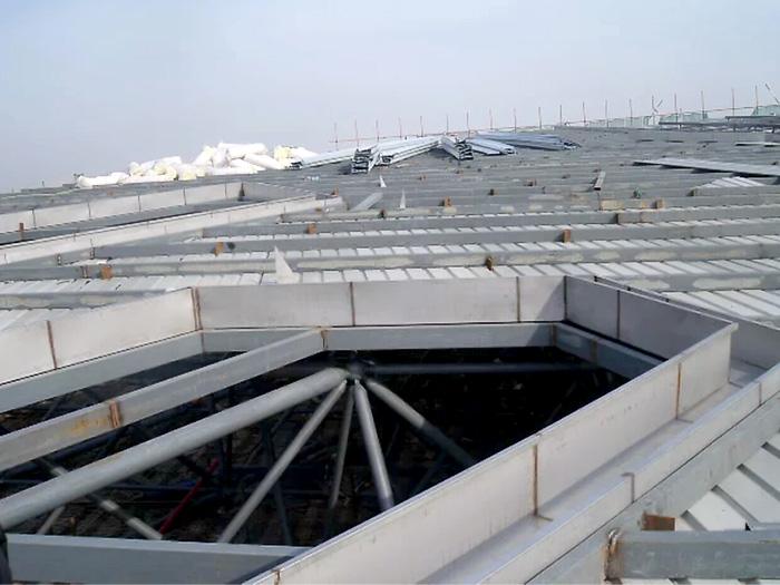 胶州安吉县体育馆网架